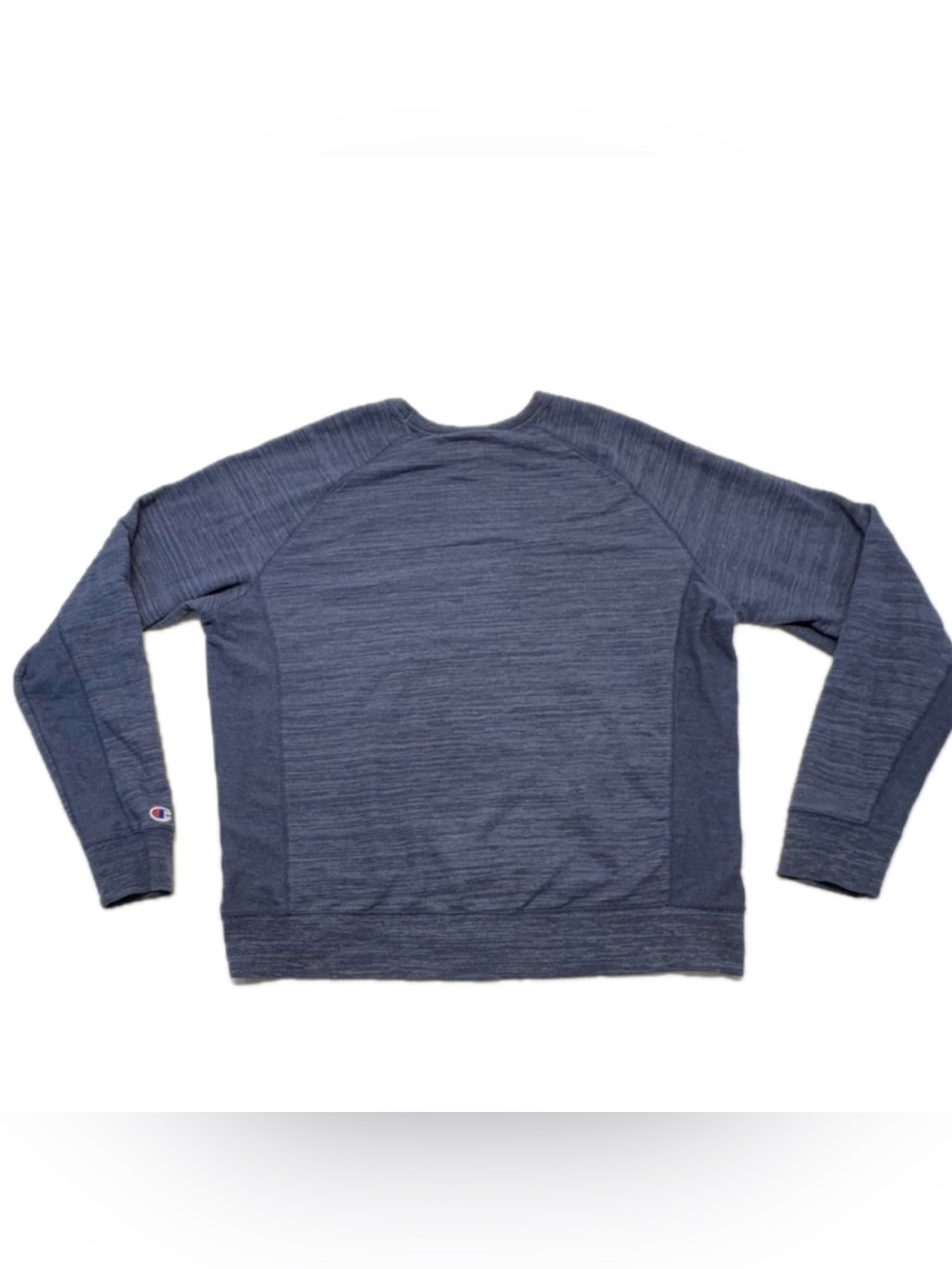 Champion Men's Blue Heather Crewneck Sweater XXL - Picture 2 of 5